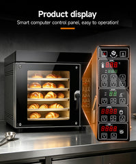 CyperEra CE-Series 5-Tray Commercial Convection Oven with Smart Steam