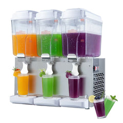 KK18JR‑3 3‑Tank Hot & Spray Beverage Dispenser | High‑Volume Commercial Drink Service Solution