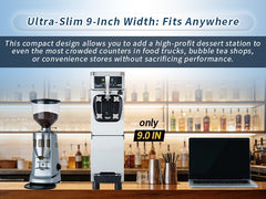 Hot Selling 8116F Commercial Soft Serve Ice Cream Machine Automatic Soft Ice Cream Cone Maker