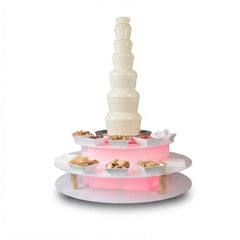 6Tiers Stainless Steel Chocolate Fondue Fountain Sales