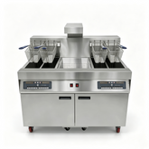 ASQ-146L Commercial Deep Fryer, Factory Direct Sale, Built-in Automatic Oil Filtration System