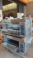 GO24 Commercial Gas Oven | 2 Deck 4 Tray 350℃ Baking Oven For Bakery
