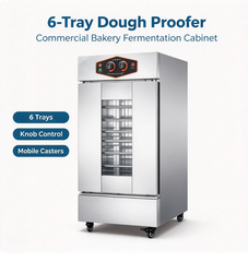 Cyperera 6 Trays Electric Dough Proofer Commercial Fermentation Cabinet