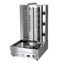 CyperEra CG‑850 8.1KW Electric Vertical Shawarma Grill, Commercial Doner Kebab Machine with Triple Independent Heating Zones