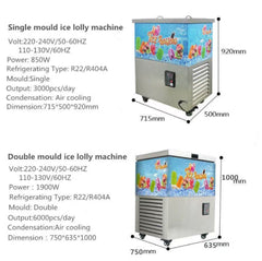 CyperEra BG1 - Commercial Ice Lolly Popsicle Machine