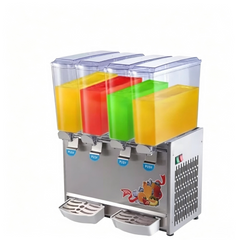 CyperEra Four Tank Commercial Juice Dispenser 17L x4
