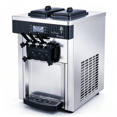 CyperEra Soft Serve Ice Cream Maker 3 Flavor Commercial 220V