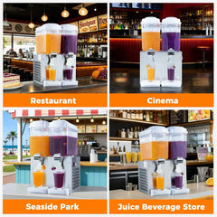 KK18JR-2 Spraying/Hotdrink 2-Tank Commercial Hot Beverage Dispenser