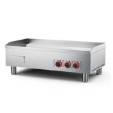 1200mm wide Commercial Electric Cast Iron Griddle