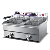 CE -162V Hot Products Motorized Temperature Controlled Continuous Electric Fryers Are Used in Street Food or Food Carts for Smes