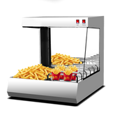 French Fries Warming Display Showcase 800mm wide