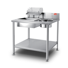 Breading Table Stainless Steel High Quality KFC Same Style Chicken Manual Breading Table for Sale