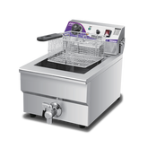 CE -161V Hot Products Motorized Temperature Controlled Continuous Electric Fryers Are Used in Street Food or Food Carts for Smes