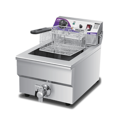 CE -132V Hot Products Motorized Temperature Controlled Continuous Electric Fryers Are Used in Street Food or Food Carts for Smes