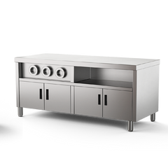 Hotel & Restaurant Supplier Customized Work Top Table Cabinet for Kitchen CE-ASQ-02