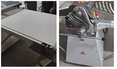 Commercial Tabletop Dough Sheeter, 430mm Belt Stainless Steel Dough Laminating Machine