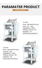 Commercial High-Speed Dough Roller, 30cm Stainless Steel Dough Press Machine 150kg/h