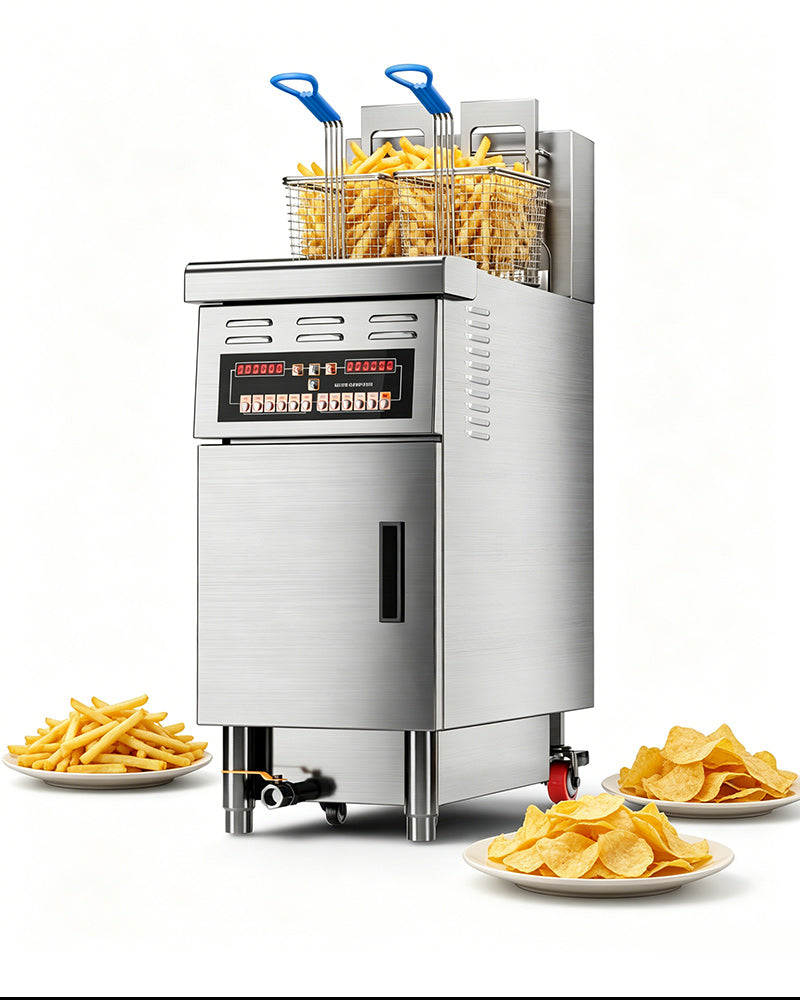 Oil Filtration-Single Tank-Programmable Open Fryer