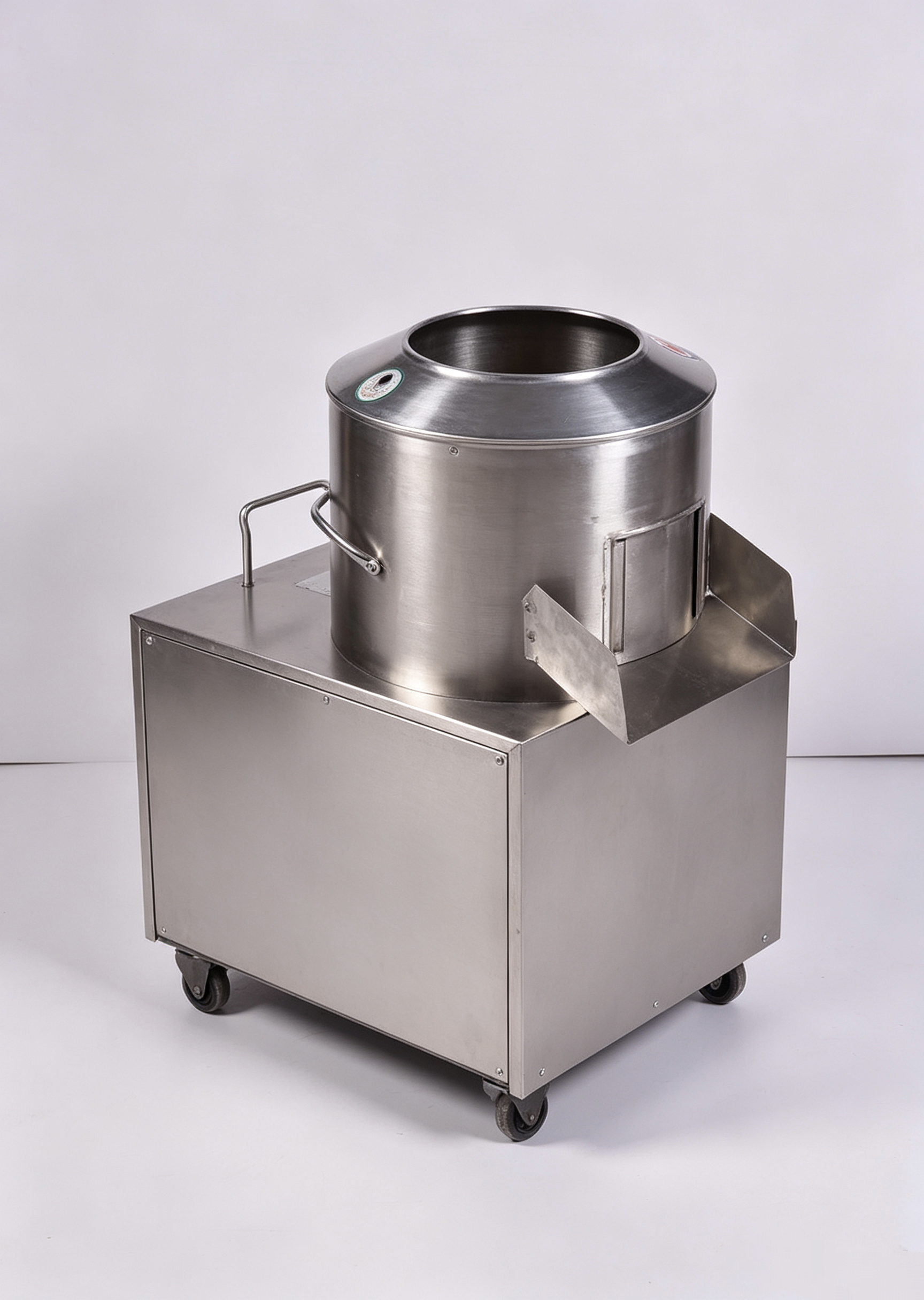 CyperEra TP350 15kg Commercial Potato Peeler, 1500W, 201 SS