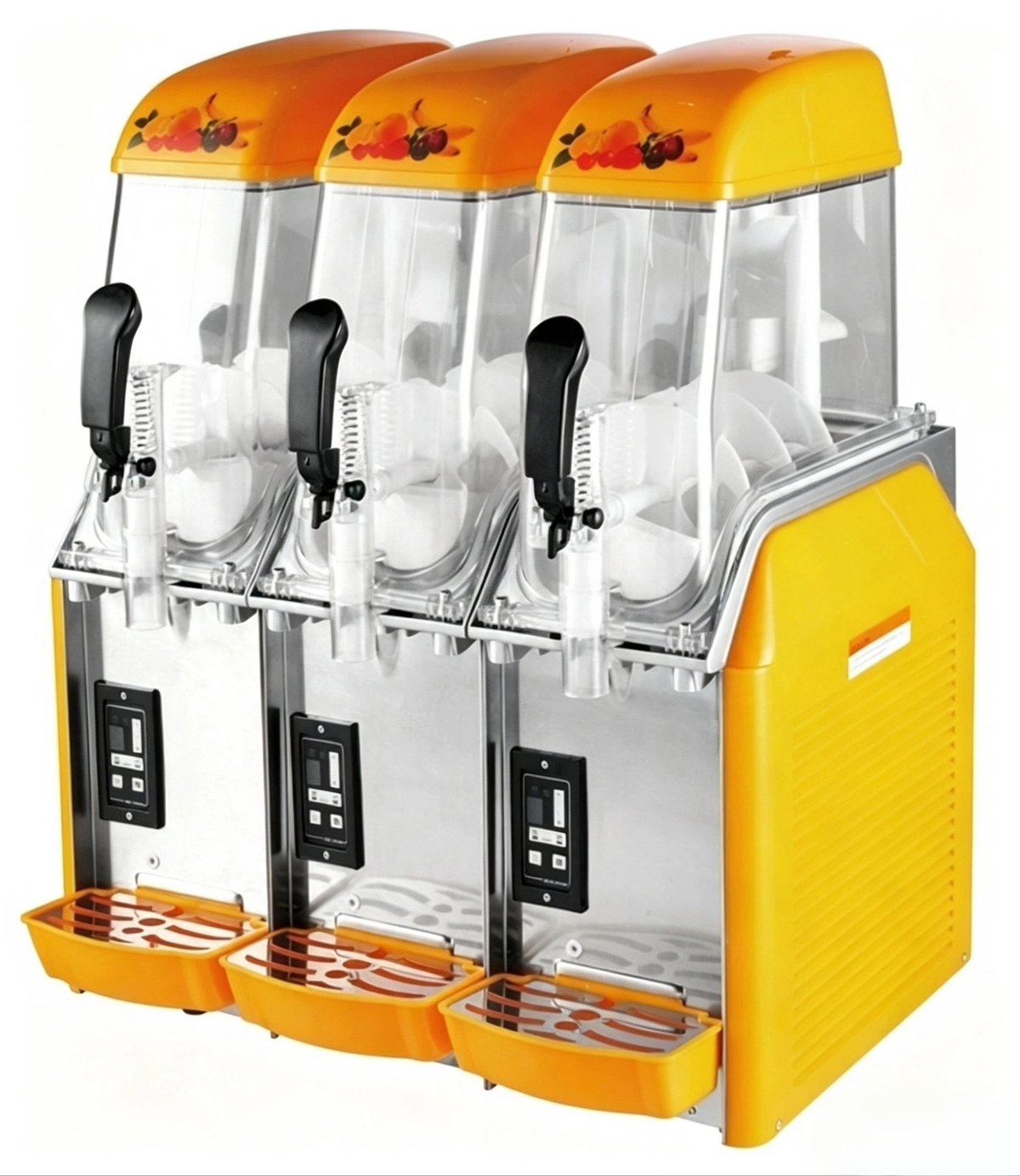 CyperEra ITO360 36L Triple Bowl Slush Machine, 1100W