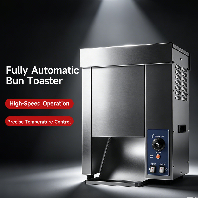 Full Automatic Commercial Vertical Conveyor Bun Toaster