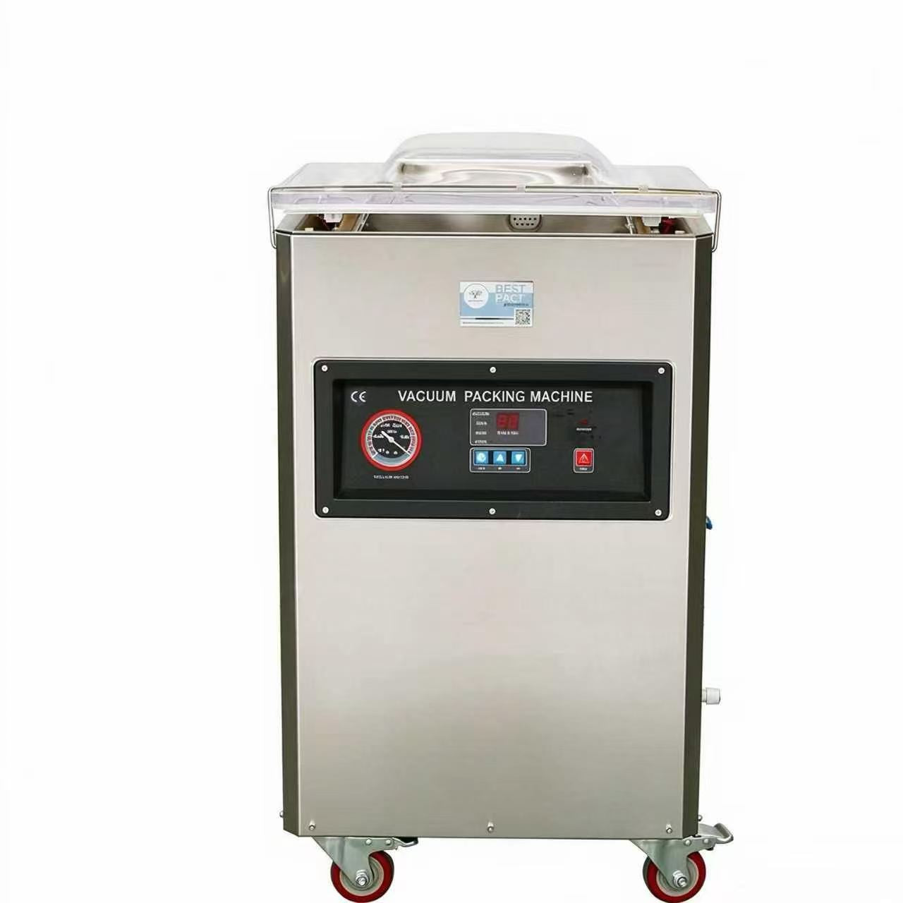 Commercial Floor-Standing Chamber Vacuum Sealer, 900W Dual Bar Industrial Vacuum Packing Machine