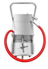CyperEra L-302 43L Commercial Oil Filter Cart, 220V Stainless Steel