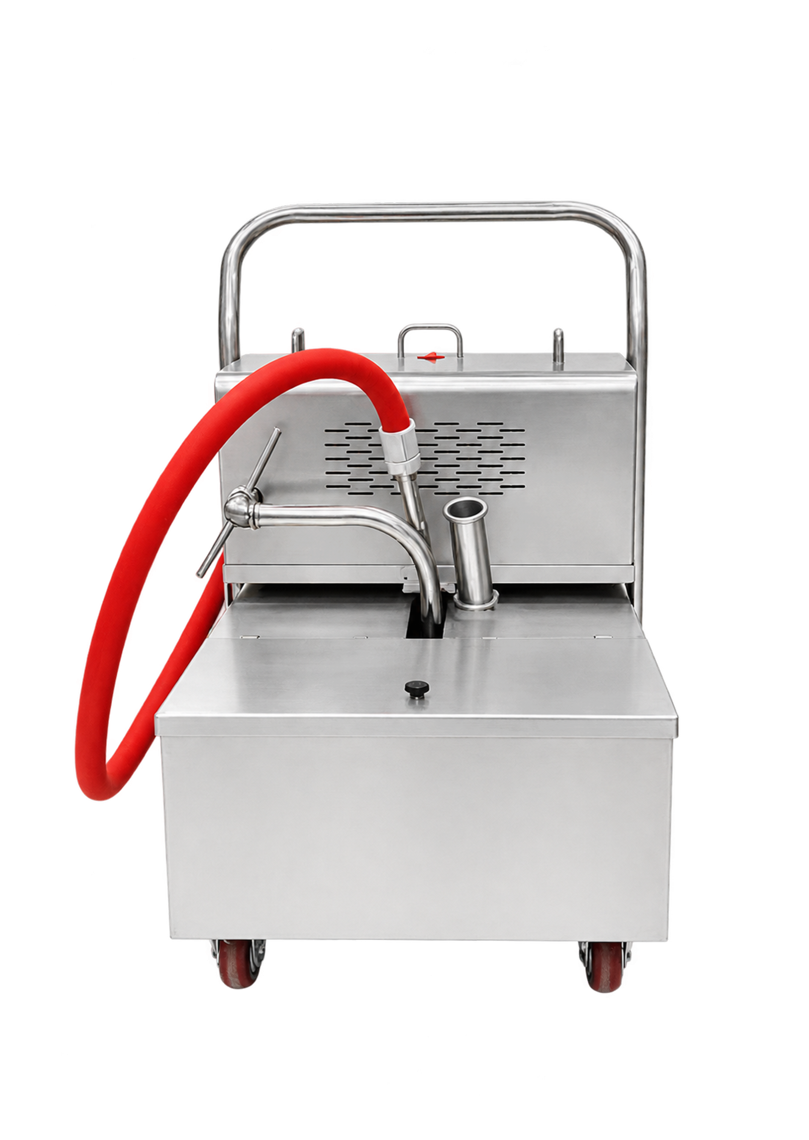 CyperEra L-303 40L Removable Oil Filter Cart, 220V Stainless