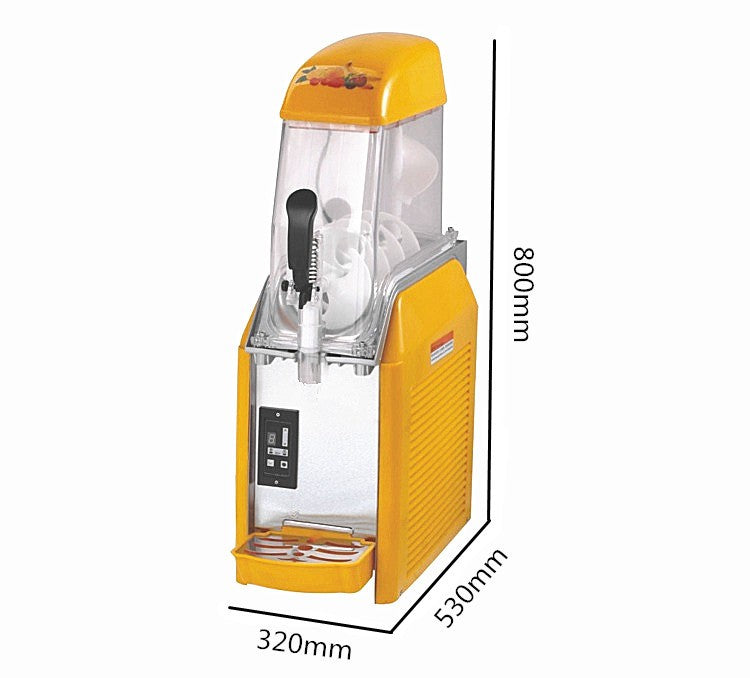 CyperEra S120 12L Single-Bowl Commercial Slush Machine, 750W Frozen Drink Dispenser