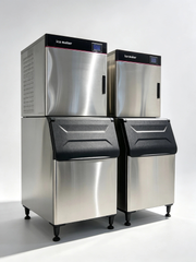 CyperEra KK500 Commercial Cube Ice Maker, Modular water-Cooled with Storage Bin