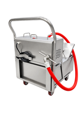 CyperEra L-303 40L Removable Oil Filter Cart, 220V Stainless