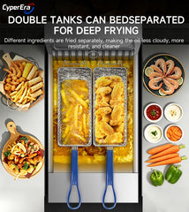 Oil Filtration-Single Tank-Programmable Open Fryer