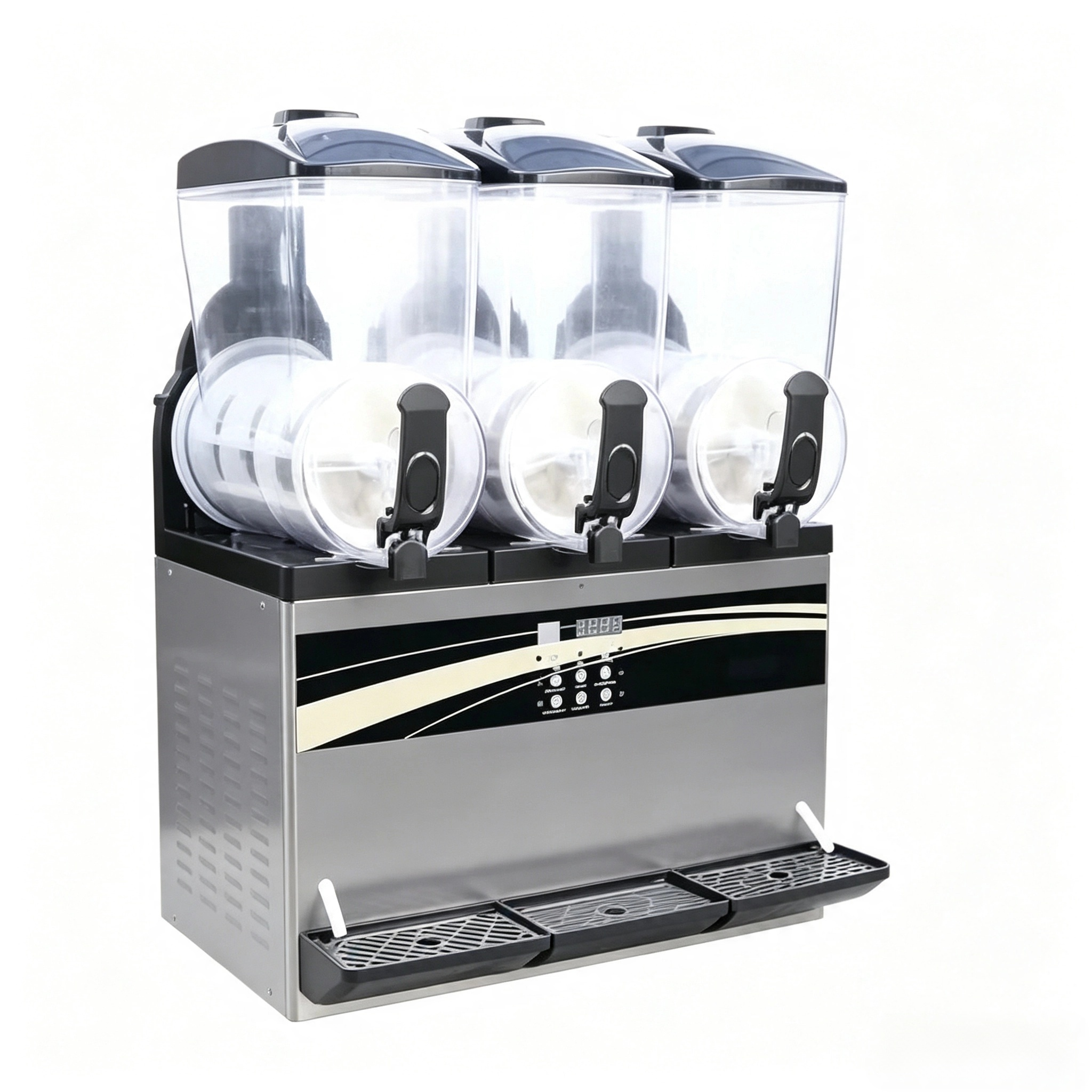 CyperEra ITO450 45L Triple Bowl Slush Machine, 1300W