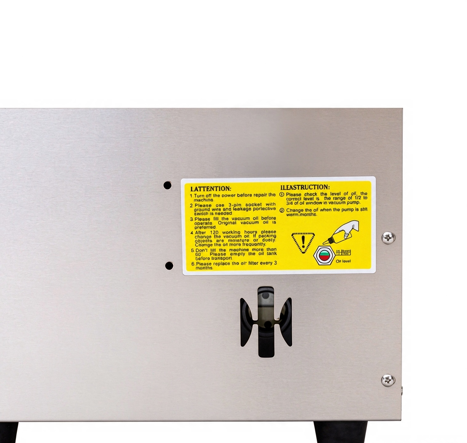 Commercial Chamber Vacuum Sealer Machine, Tabletop Stainless Steel Food Vacuum Packer