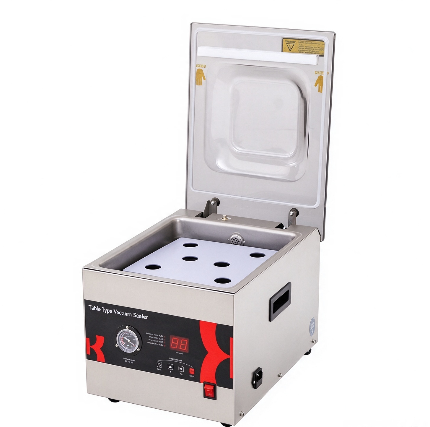 Commercial Chamber Vacuum Sealer Machine, Tabletop Stainless Steel Food Vacuum Packer