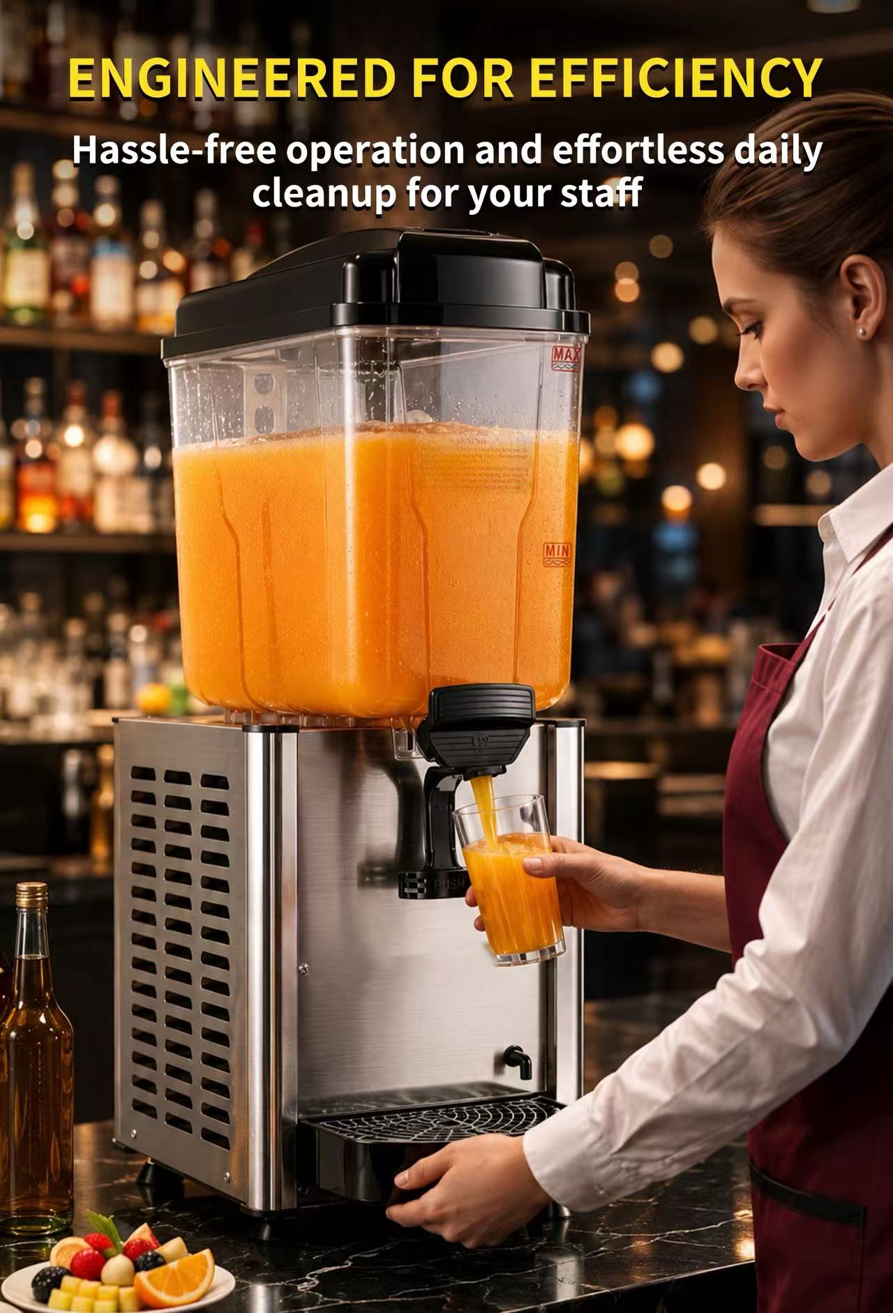 KK18JL-1 Single-Cylinder Hot and Cold Beverage Dispenser