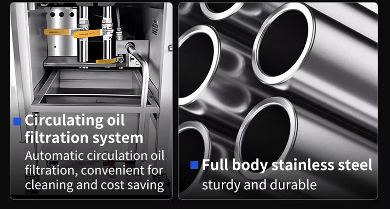 Oil Filtration-Single Tank-Programmable Open Fryer