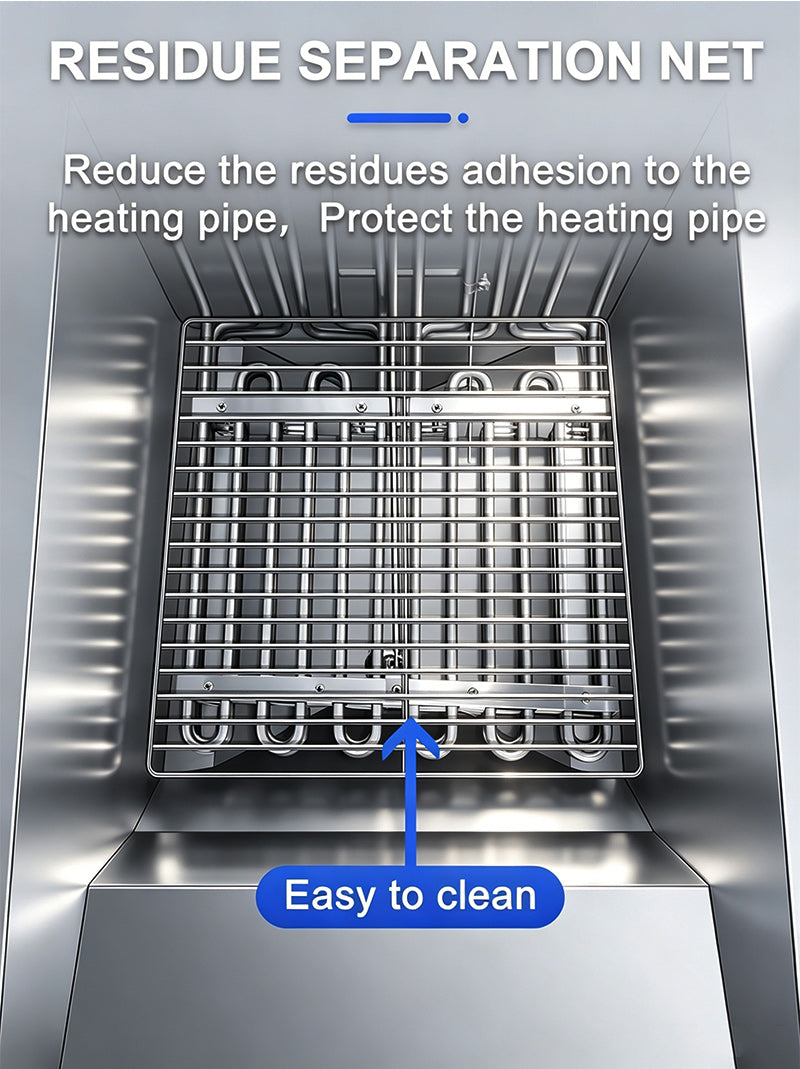 Oil Filtration-Single Tank-Programmable Open Fryer