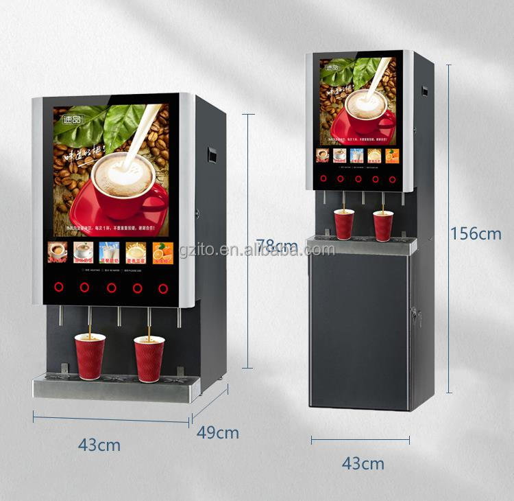 High Quality Fully Automatic Instant Coffee Machine for Business and Convenience Store