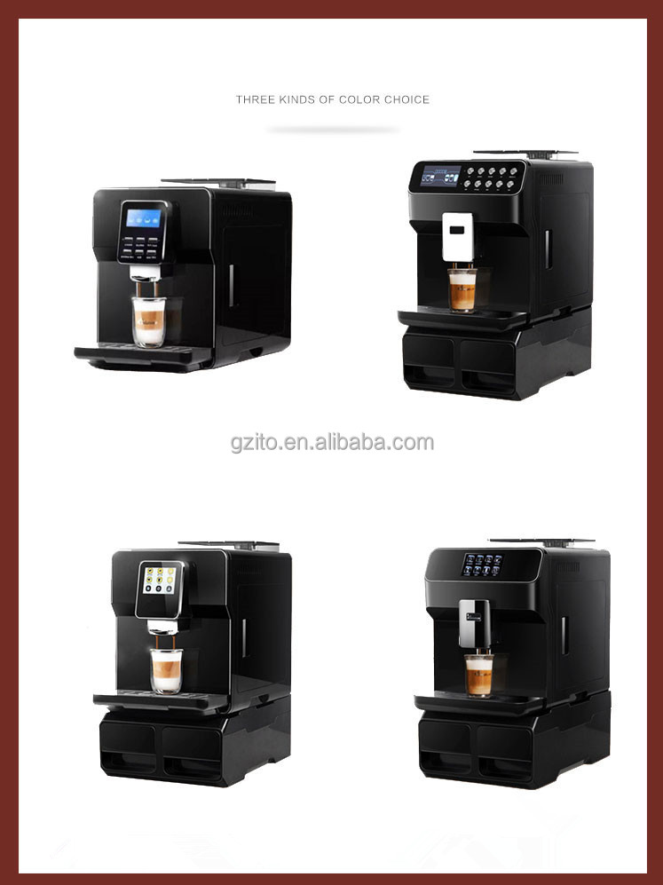 Commercial Fully Automatic Instant Coffee Maker Coin Espresso Coffee Machines for Hotel