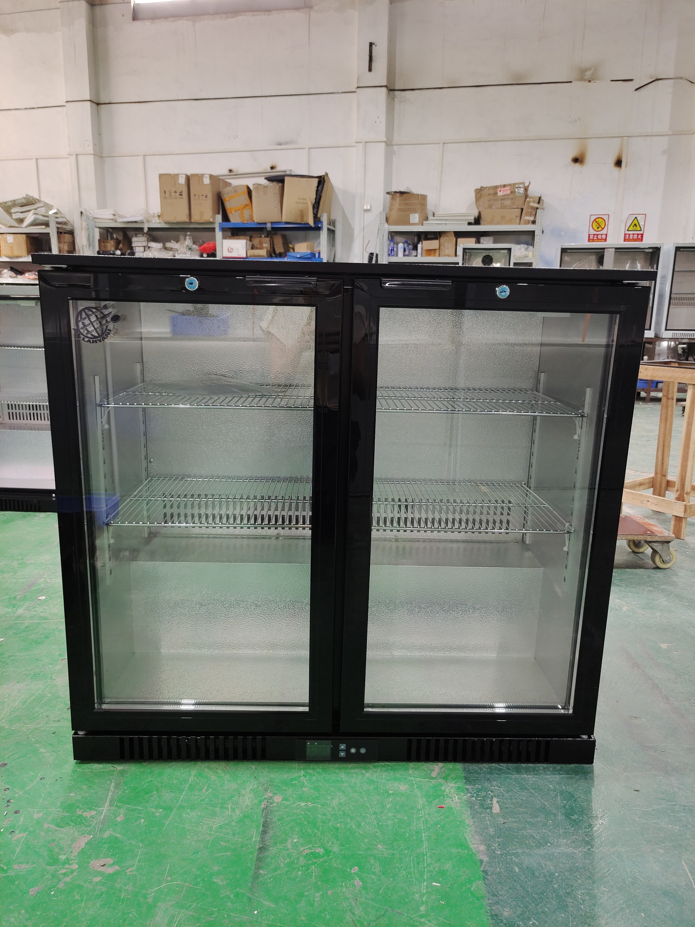 Refrigerator Hotel Bar Fridge Beverage Cooler Under Counter Mini Fridge Glass Door Back bar Cooler