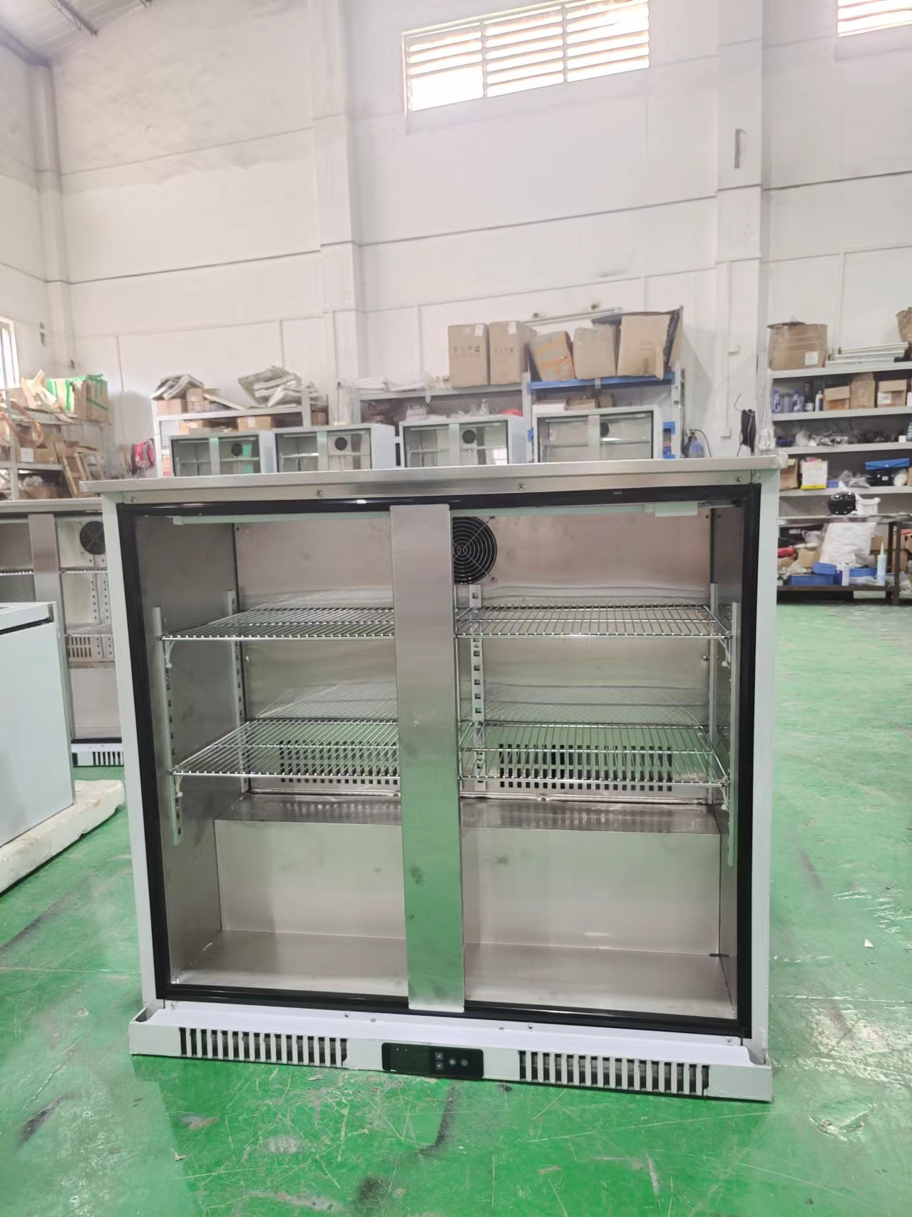 Refrigerator Hotel Bar Fridge Beverage Cooler Under Counter Mini Fridge Glass Door Back bar Cooler