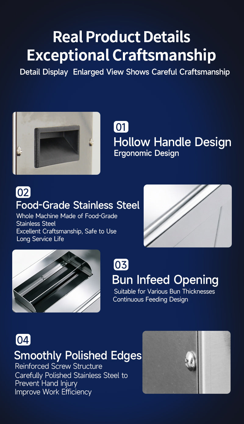 Full Automatic Commercial Vertical Conveyor Bun Toaster