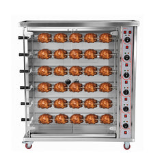CG‑6D Commercial Electric Rotisserie Oven 30 Chickens Capacity Stainless Steel