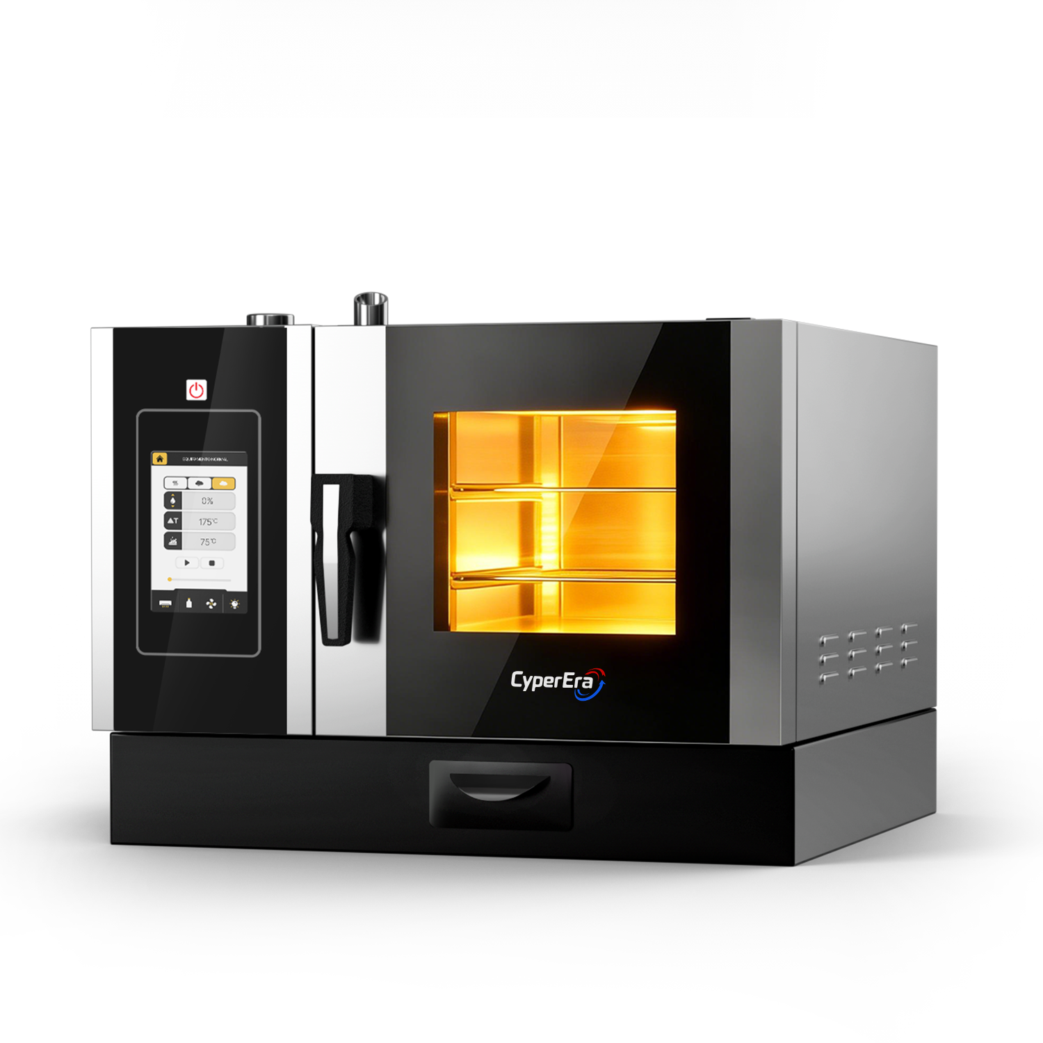 Multi Chamber combi oven 3 trays Stacked
