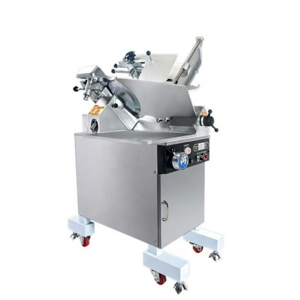 Freestanding Electric Frozen Meat Slicer Cutting Machine