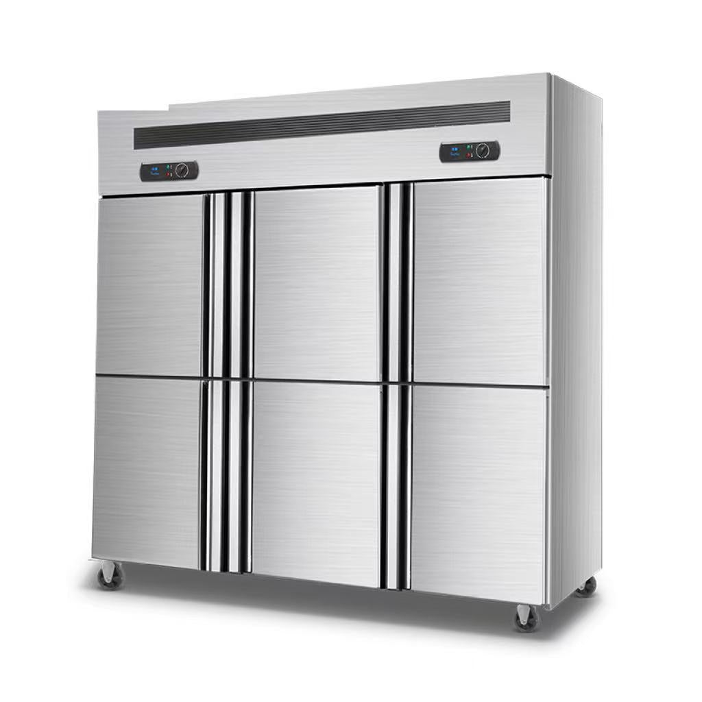 Factory Price Double Doors Dough Freezer Commercial Upright Chiller Refrigerator