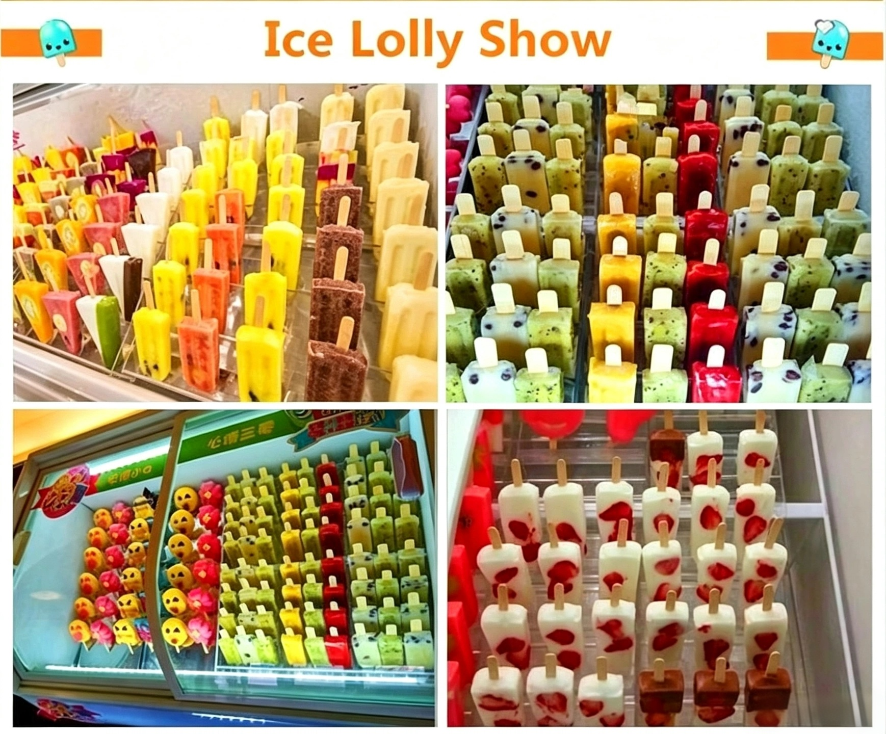 Refrigerator Machinery Commercial Industry Ice Cream Stick Machines Stainless Steel Ice Lollipop Equipment Popsicle Machine