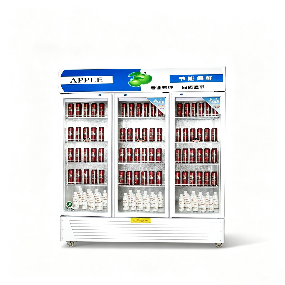 Hot Sale R20-3A Commercial Upright Beverage Cooler Display Fridge Glass Door Drink Refrigerator