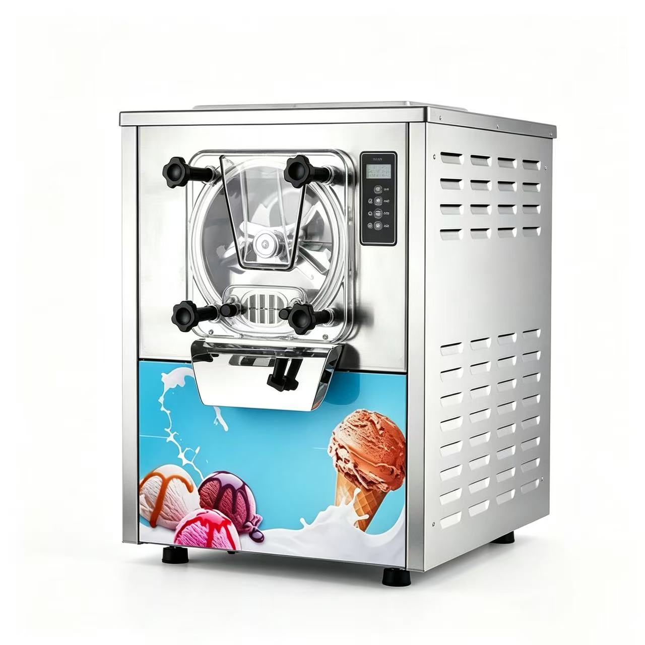 Commercial Ice Cream Maker Itlaly Gelato Ice Cream Making Sorbet Making Batch Freezer Hard Ice Cream Machine